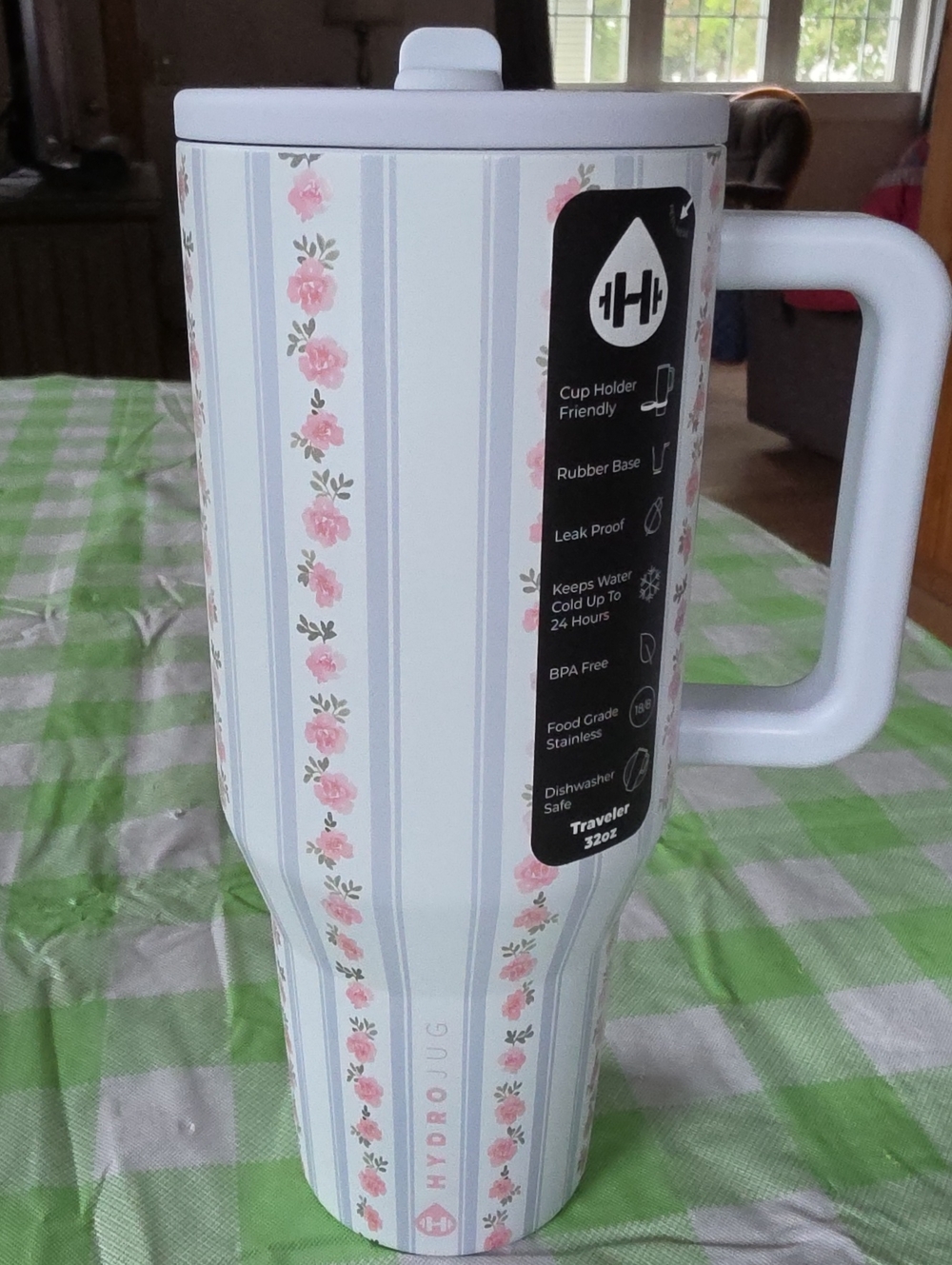 HydroJug 32 oz Traveler - Primrose